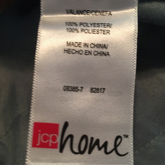 NWOT JCP Home Color Block Valance (3) Panels - Picture 6 of 6